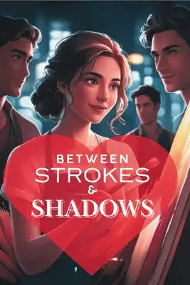 Between Strokes and Shadows Love Triangle Sad Romantic Story: Sad Romance Book to Make You Cry