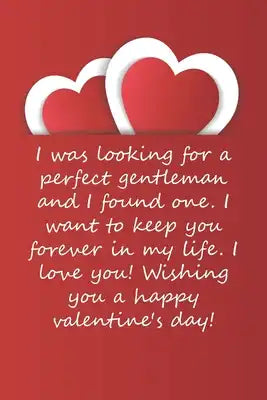Valentines day gifts: I want to keep you forever in my life: Notebook gift for her -Valentines Day Ideas For girlfriend - Anniversary - Birt