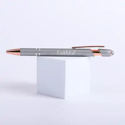 Gift Pen Soft Touch Faithful Grey