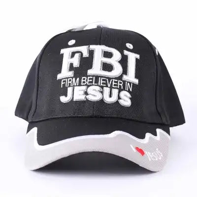 Cap Black FBI Jesus