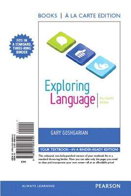 Exploring Language, Books a la Carte Plus Mylab Writing -- Access Card Package