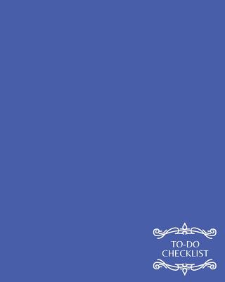 To-Do Checklist: Large To-Do List Notebook with Checkboxes for Daily Tasks and Staying Organized Blue
