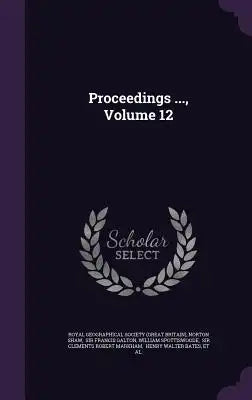 Proceedings ..., Volume 12