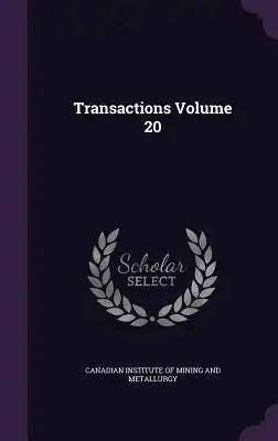 Transactions Volume 20