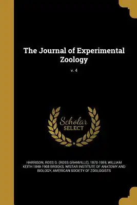 The Journal of Experimental Zoology; V. 4