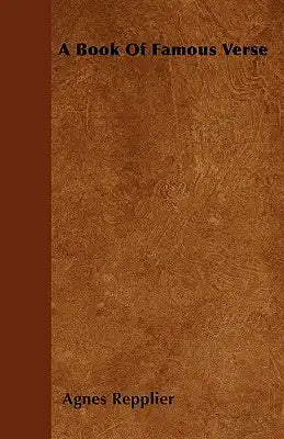 A Book Of Famous Verse