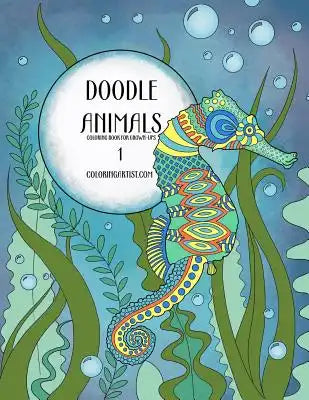 Doodle Animals Coloring Book for Grown-Ups 1