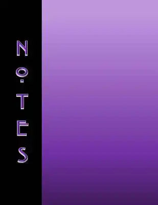 Notes Notebook: Purple