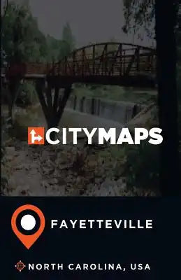 City Maps Fayetteville North Carolina, USA