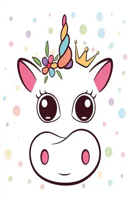 Cownicorn Notebook: Beefy Unicorn Notebook graph paper 120 pages 6x9 perfect as math book, sketchbook, workbook and diary with crown