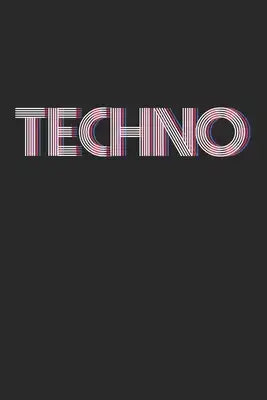 Techno: 6x9 Notebook ruled