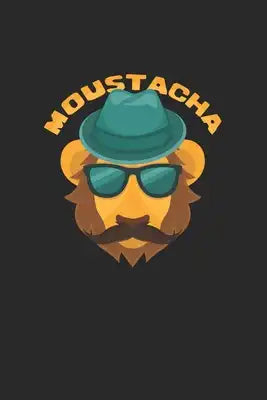 Moustacha: 6x9 - grid - squared paper - notebook - notes