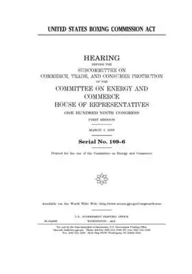 United States Boxing Commission Act