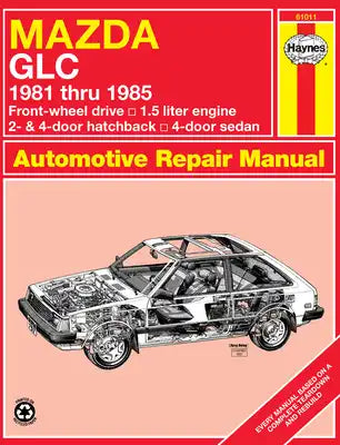 Mazda GLC Fwd Hatchback & Sedan 1981-85