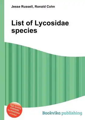 List of Lycosidae Species