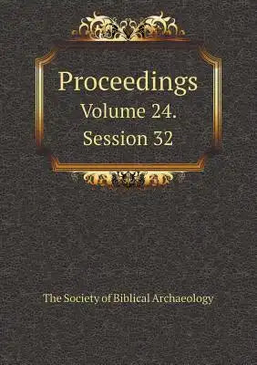 Proceedings Volume 24. Session 32