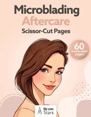 Microblading Aftercare Scissor-Cut Pages