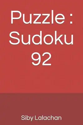 Puzzle: Sudoku 92