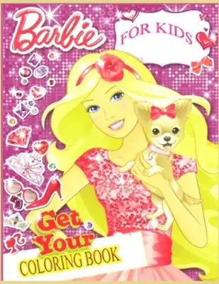 barbie GET YOUR COLORING BOOK FOR KIDS: Anxiety barbie Coloring Books For Adults And Kids Relaxation And Stress Relief