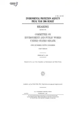 Environmental Protection Agency's fiscal year 2006 budget