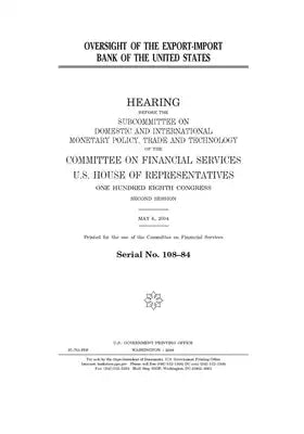 Oversight of the Export-Import Bank of the United States