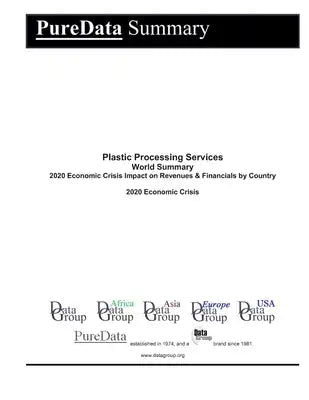 Plastic Processing Services World Summary: 2020 Economic Crisis Impact on Revenues & Financials by Country
