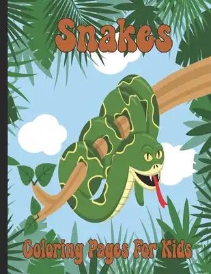 Snakes Coloring Pages For Kids: Cute And Easy Snake Coloring Pages For Toddlers