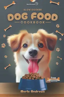 Slow Cooker Dog Food Cookbook: Easy & Delicious Vet-Approved Budget-Friendly Homemade Recipes with Healthy Protein, Veggie, Grain, Grain-Free, Treats