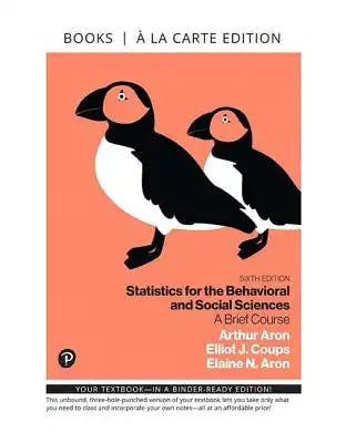 Mylab Statistics with Pearson Etext for Statistics for the Behavioral and Social Sciences: A Brief Course -- Access Card