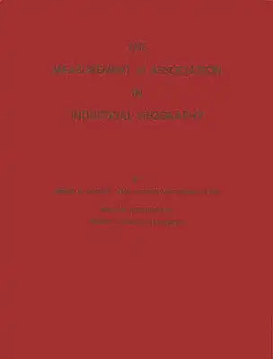 The Measurement of Association in Industrial Geography