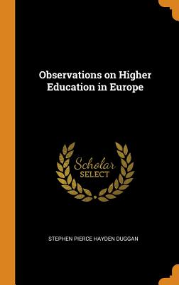 Observations on Higher Education in Europe