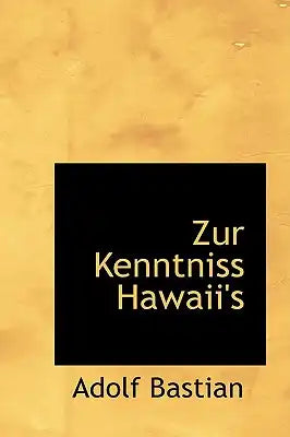 Zur Kenntniss Hawaii's