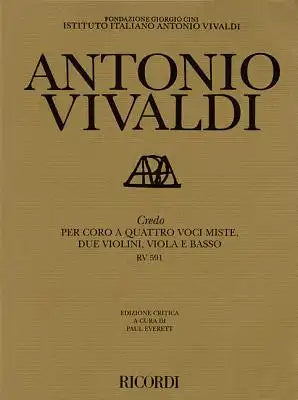Credo Rv591: Critical Edition Score