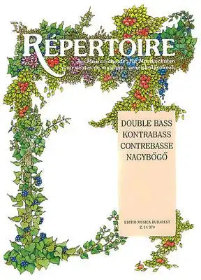 Repertoire for Music Schools: For Double Bass with Piano Accompaniment