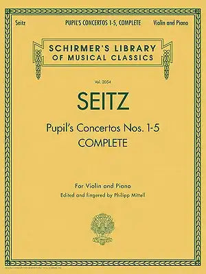Pupil's Concertos, Complete: Schirmer Library of Classics Volume 2054 Violin and Piano