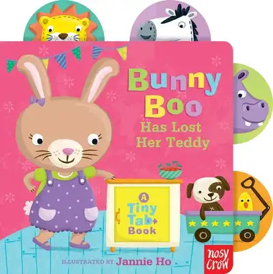 Bunny Boo Has Lost Her Teddy: A Tiny Tab Book (an Interactive Pull-Tab Slider Peekaboo Board Book for Babies and Toddlers - Perfect for Bedtime)