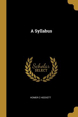 A Syllabus