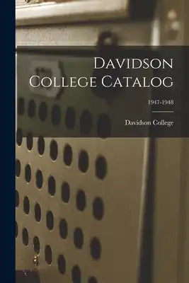 Davidson College Catalog; 1947-1948