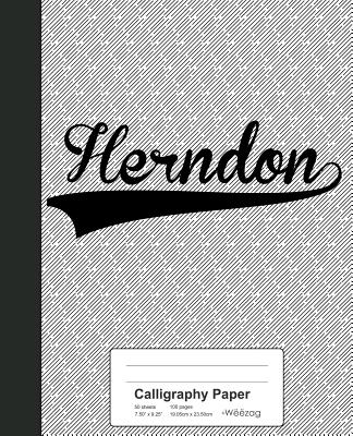 Calligraphy Paper: HERNDON Notebook