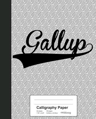 Calligraphy Paper: GALLUP Notebook