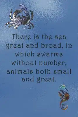 There is the sea great and broad, in which swarms without number, animals both small and great.: Dot Grid Paper
