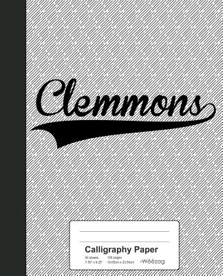 Calligraphy Paper: CLEMMONS Notebook