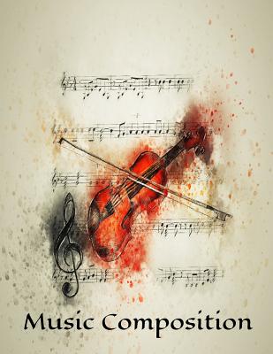 Music Composition: This beautiful violin notebook is perfect for singers, violinists, song writers or tracking orchestra events