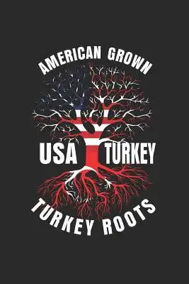 Turkey Roots American Grown: Notebook / Jornal / 120 Pages / Dotgrid / 6x9 Inch