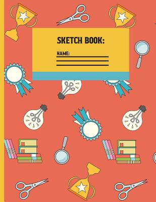 Sketchbook: Geometry Back to school Sketch paper to draw and sketch in for students 120 pages (8.5 x 11 Inch).