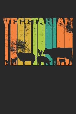 Vegetarian: A5 Notebook Punkteraster Punkte Vegetarier - Vegetarierin - Vegetarisch - Pflanzlich - Tiere - Bauerhof - Vegetables -