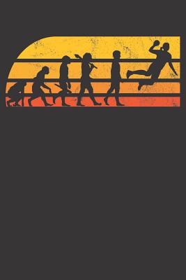 Notebook: College Ruled 6x9 120 Pages Handball Girl Funny Handballer Evolution Gift
