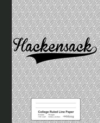 College Ruled Line Paper: HACKENSACK Notebook