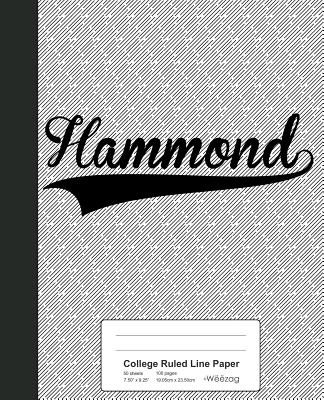 College Ruled Line Paper: HAMMOND Notebook