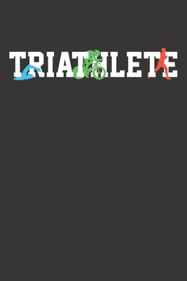 Notebook: Triathlon Running Swimming Biking Gift Dot Grid 6x9 120 Pages
